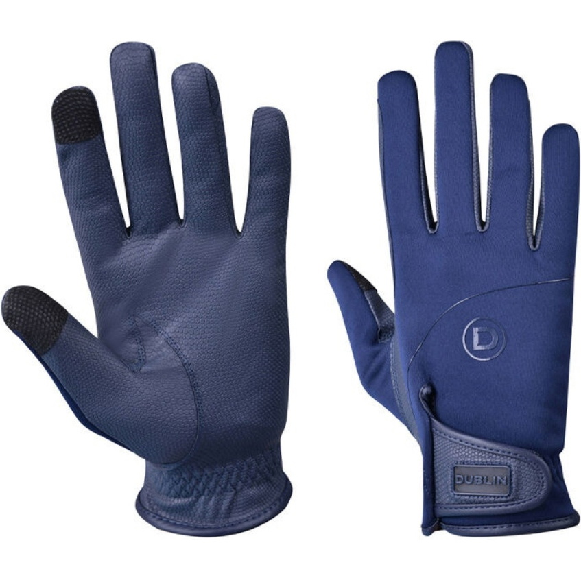 2025 Dublin Täglich Taschenbuch Reiten Handschuhe 1022303 - Navy